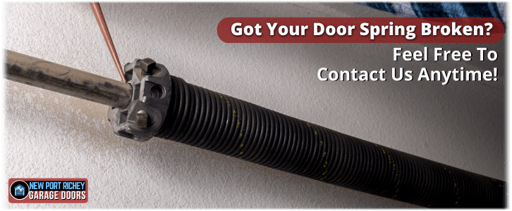 Broken Garage Door Spring New Port Richey FL